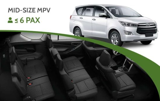 Rent an MPV with a driver, airport transfer, and chauffeur service hire in Manila, Philippines